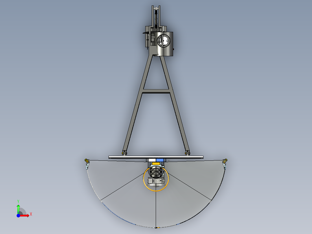 投篮训练机设计模型 1687186前视图
