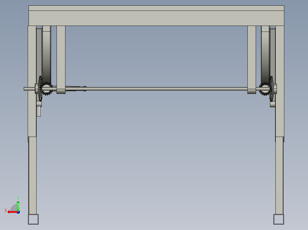 工作台640X1000cmworkbench-640x1000--stp stl后视图