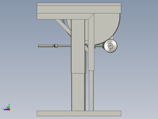 工作台640X1000cmworkbench-640x1000--stp stl右视缩略图
