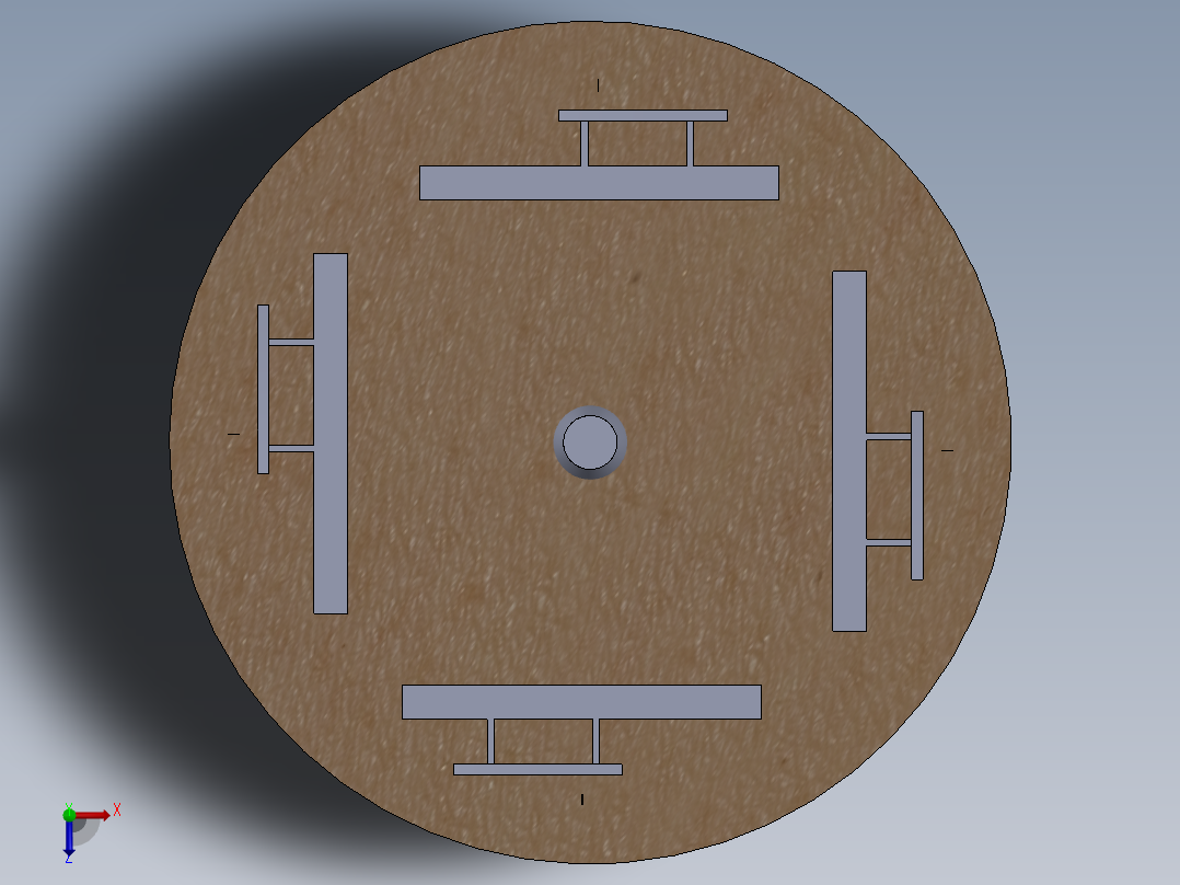 2024 年巴黎奥运会骑行旋转木马俯视图