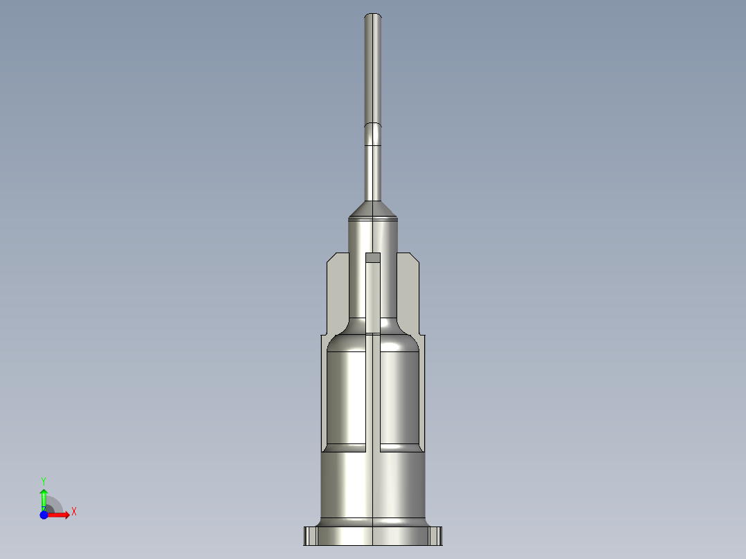 一次性吸头前视图