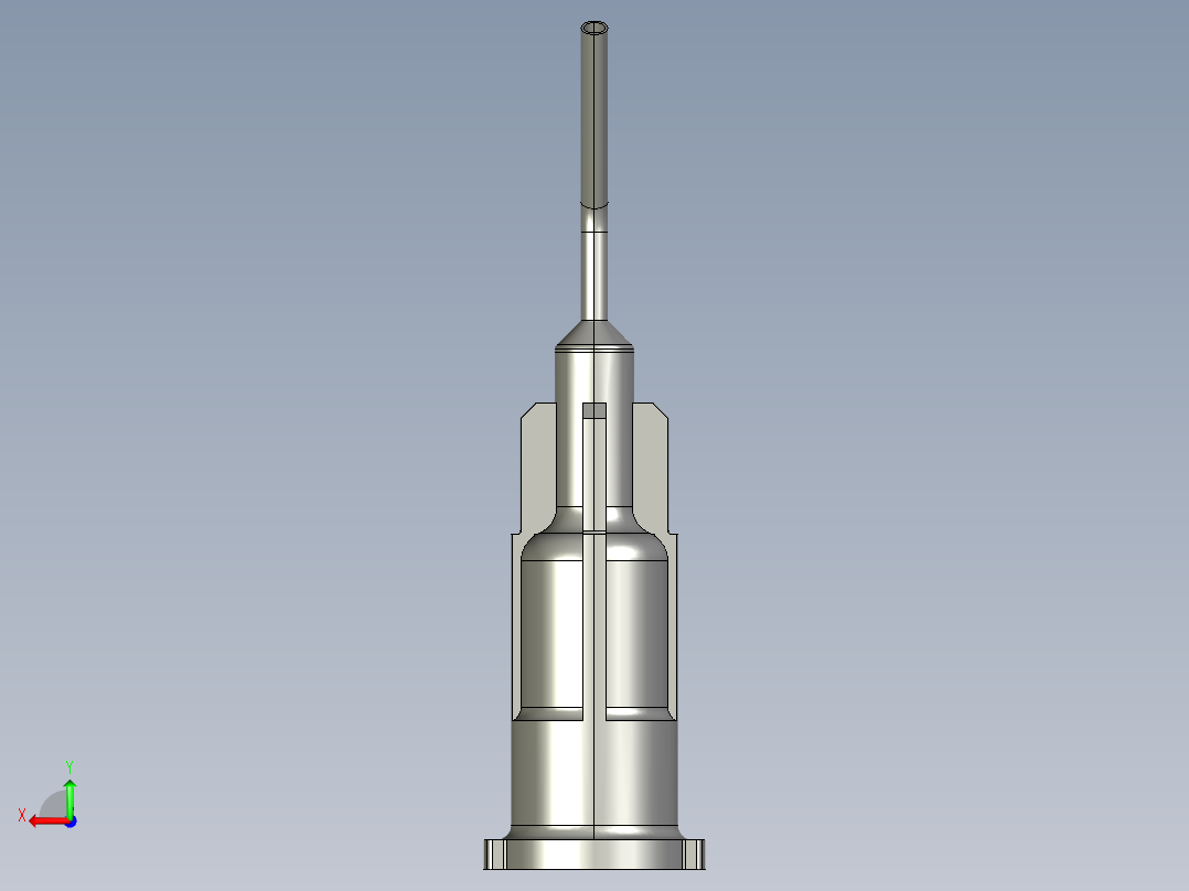 一次性吸头后视图