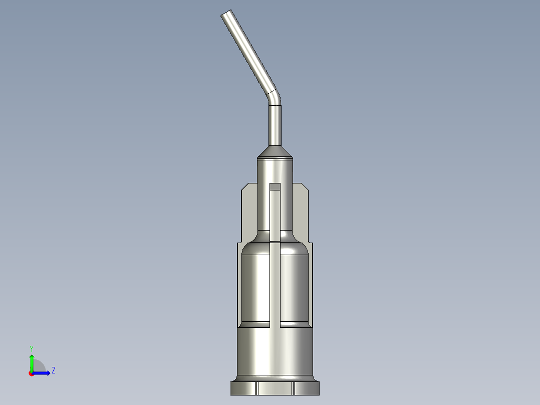 一次性吸头左视图