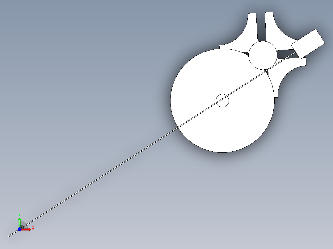 电影抓片机构3D前视图