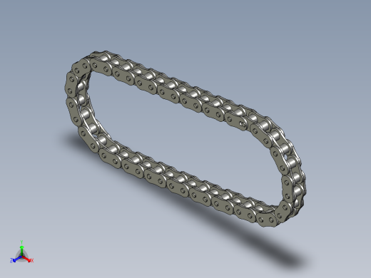 链条10A-21X21-200正等轴测缩略图