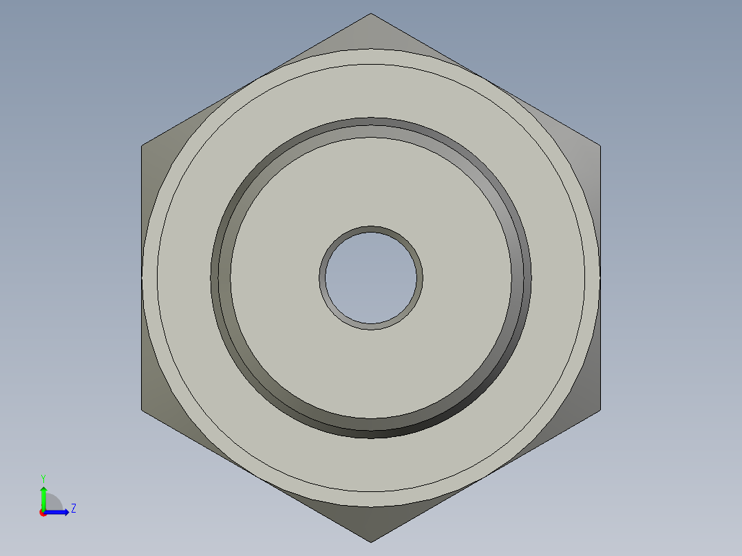 卡套式油管接头G1-4接4管左视图