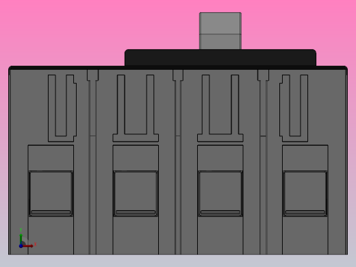 T5 3极╱4极 固定式[T5 4极 固定式塑壳断路器]前视缩略图