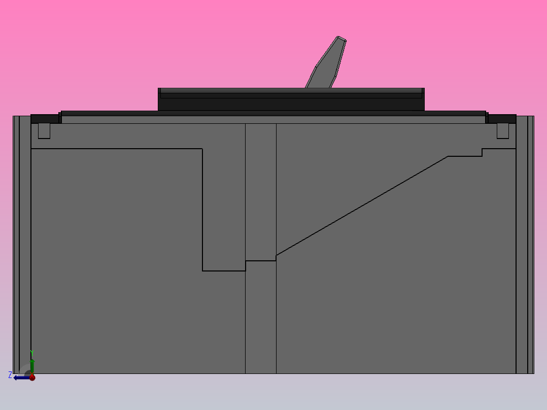 T5 3极╱4极 固定式[T5 4极 固定式塑壳断路器]右视图
