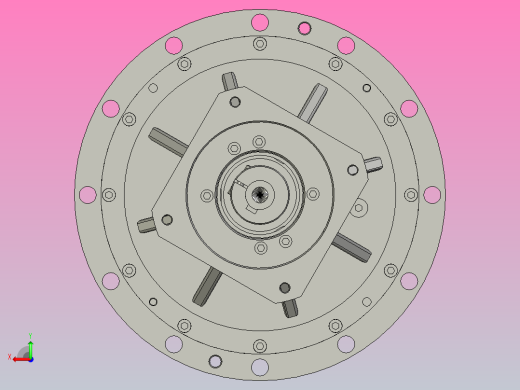 RV减速器常规产品外形图ZD-280BX-   -REA-A-B-22X63-110145M8-3001后视缩略图