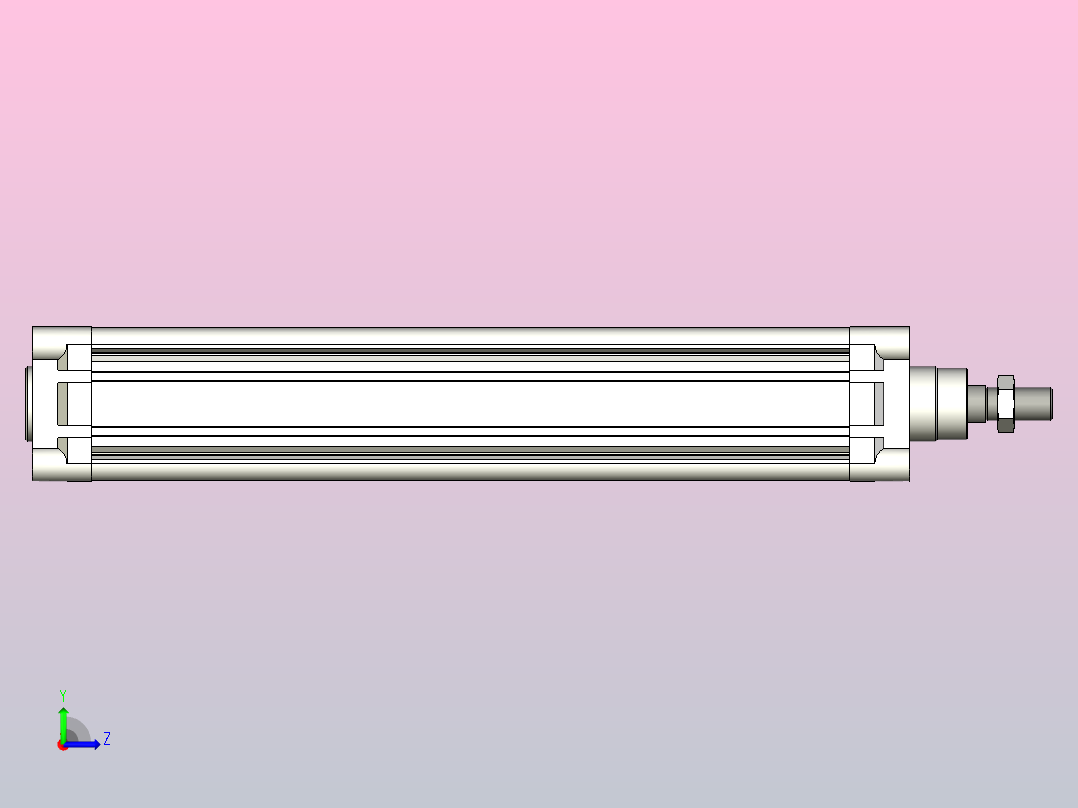 FESTO气缸DNC-80-400-PPV-A---_asm_0_左视图