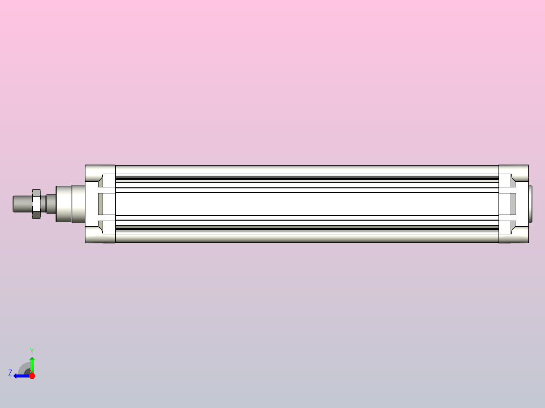 FESTO气缸DNC-80-400-PPV-A---_asm_0_右视图
