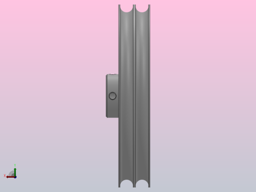 双槽型圆皮带用滑轮_BRDD-140-8-5.1后视缩略图