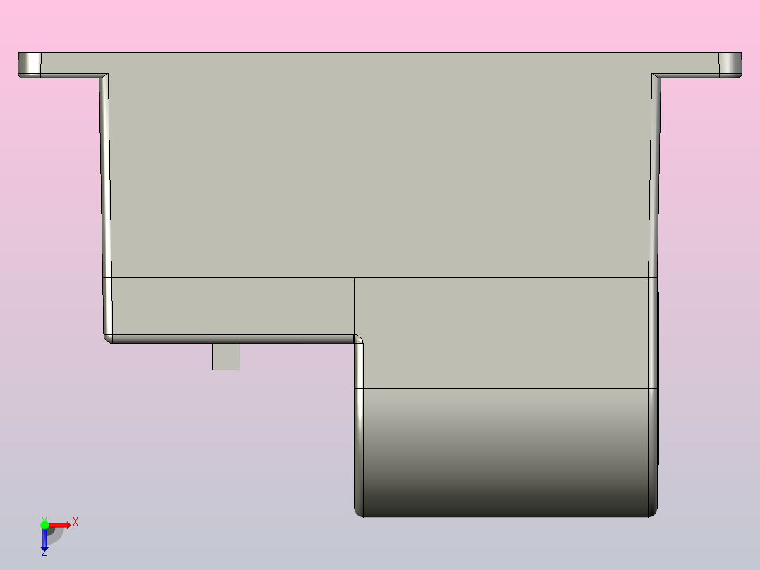 ANHP离子风嘴 静电消除器俯视图