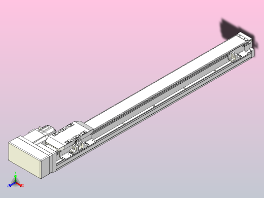 滚珠丝杠直线轴内置导轨TPA-GCR-50-1210C-L500-MR-M10-N3