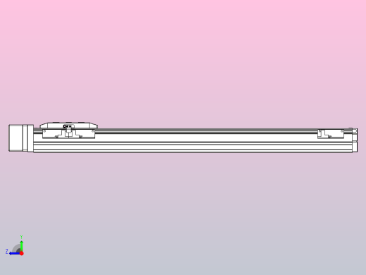 滚珠丝杠直线轴内置导轨TPA-GCR-50-1210C-L500-MR-M10-N3右视缩略图