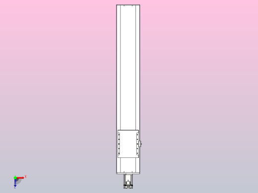 滚珠丝杠直线轴带导轨全封闭TPA-HCR-202D-2510C-L1050-M-C-P75-N3俯视缩略图