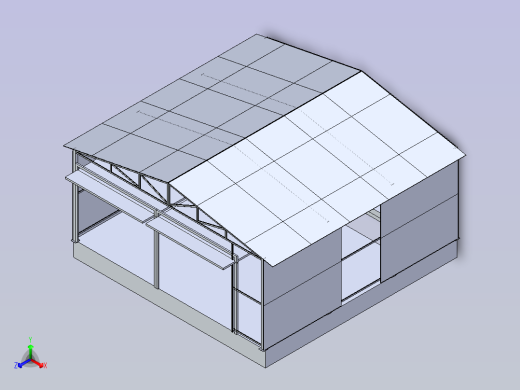 可容纳两车的6x6车库