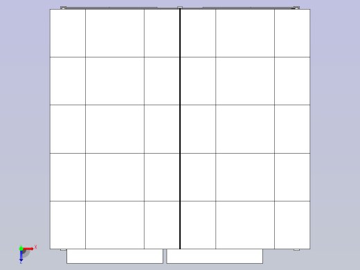 可容纳两车的6x6车库俯视缩略图