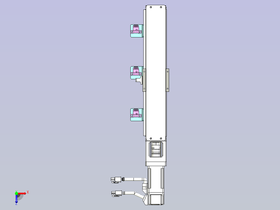 kk50-300A1-F0带MSMD012G1A电机俯视图