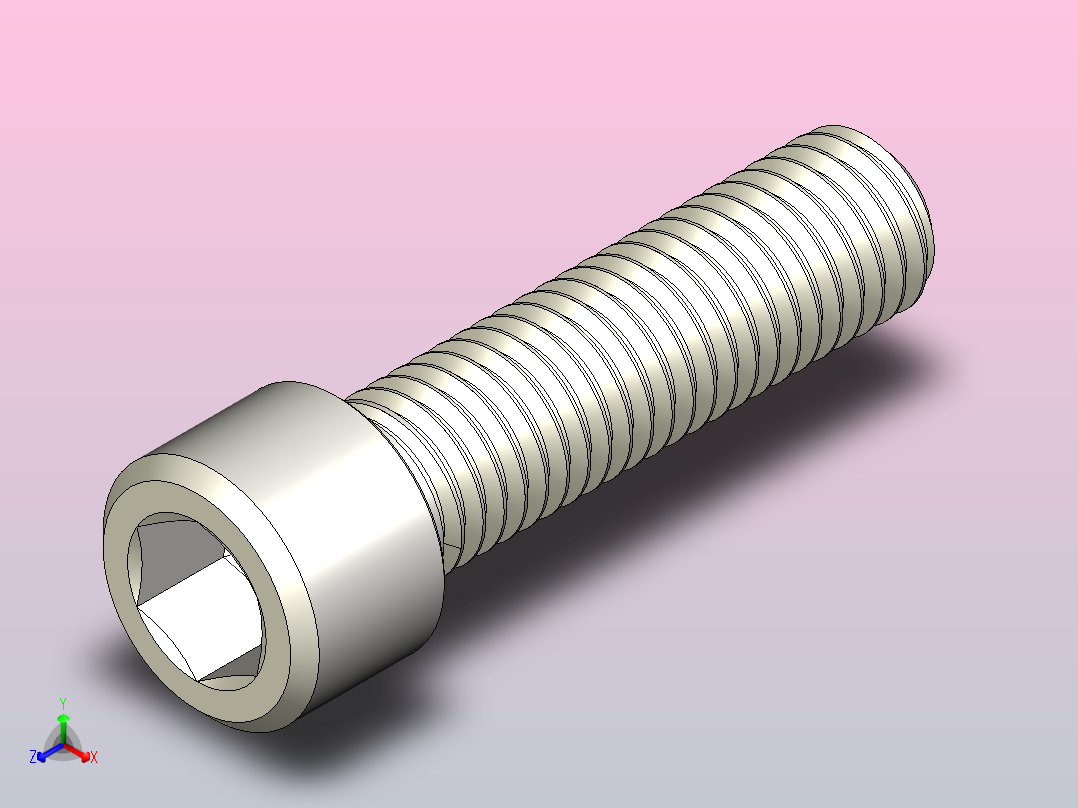 DIN_EN_ISO_4762_M12x45.ipt内六角螺钉主视图