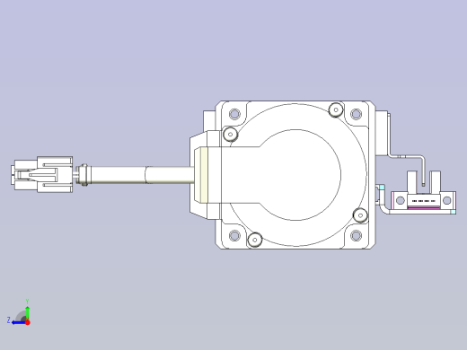 KK60-150S1-F0带MSMD022G1A电机右视缩略图