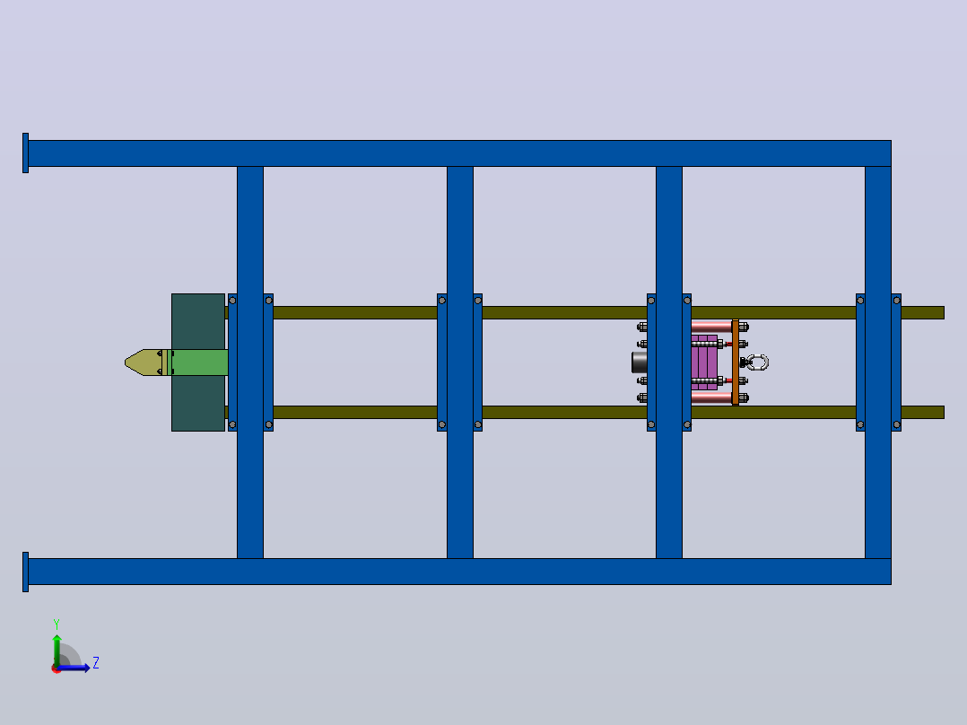 落锤冲击试验机-9（SW+CAD+说明书）左视图