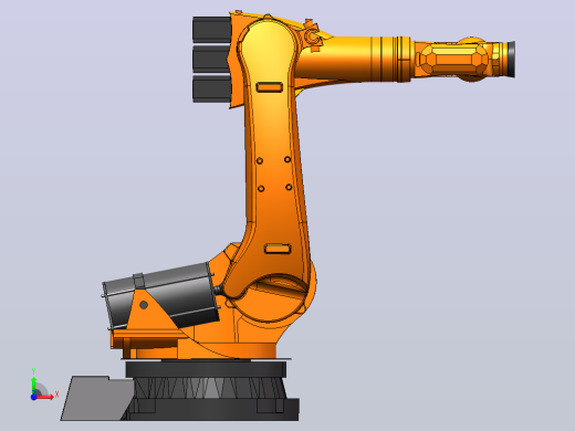 KUKA KR150.180.210.240.270（KR C2）_ 3D模型-可活动关节前视缩略图