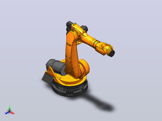 KUKA KR150.180.210.240.270（KR C2）_ 3D模型-可活动关节正等轴测缩略图