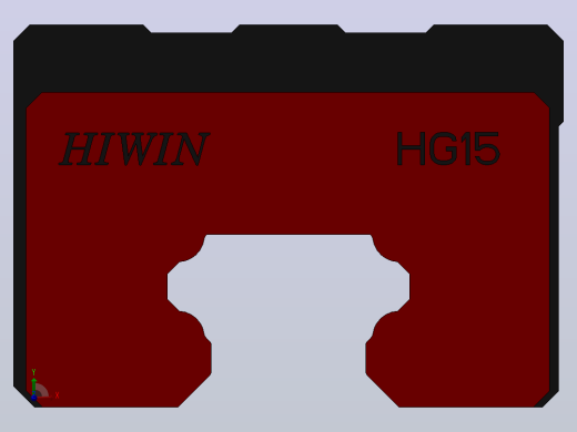 滑块HGH15CA（HIWIN）前视缩略图