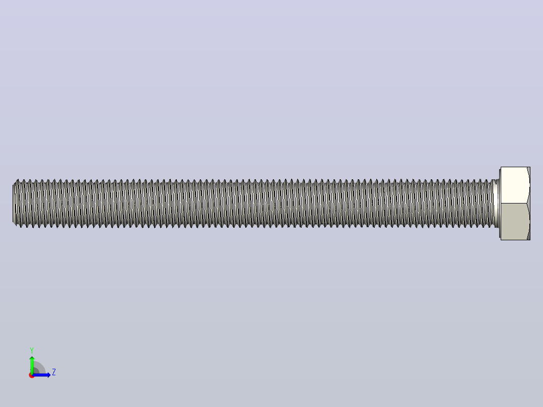 DIN_EN_ISO_4017_M20x200.ipt六角螺栓左视图