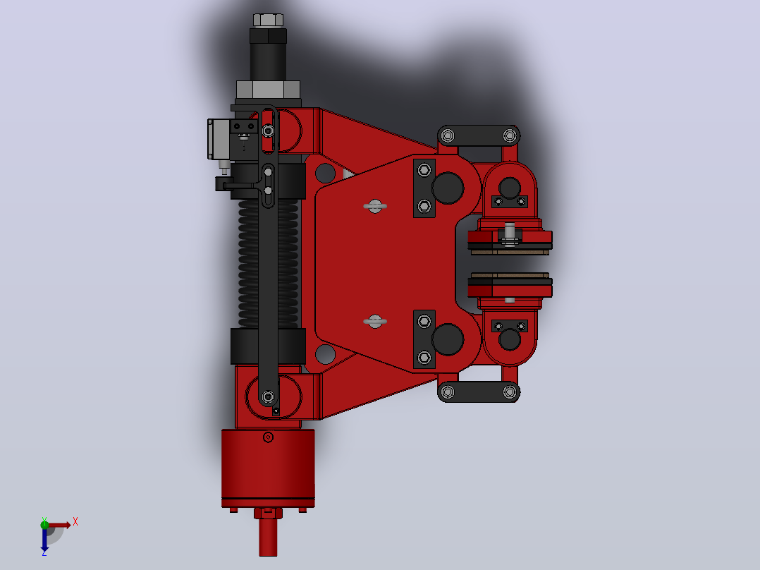 SBD-B安全制动器_SBD160-B-1000×30ⅡRL.WL.CL俯视图
