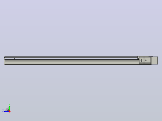 SYS12-BR-1000-200W滚珠花健、支撑座、滚珠丝杠、交叉导轨、直线模组.STEP右视缩略图