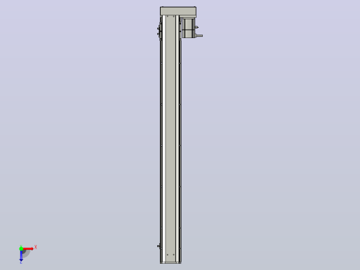 SYS12-BR-1000-200W滚珠花健、支撑座、滚珠丝杠、交叉导轨、直线模组.STEP俯视缩略图