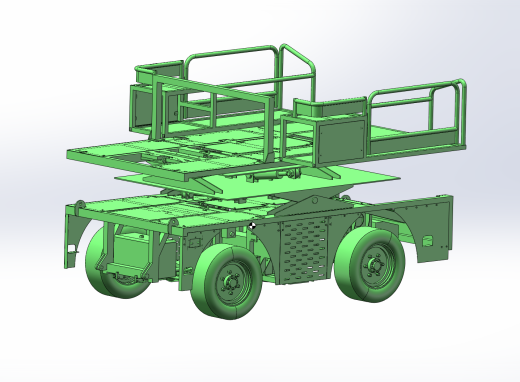 调平车液压系统设计（SW+CAD+计算）缩略图