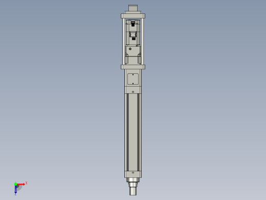 轻载电动缸TPA-ESR80-2510C-L300-M-CA-W-P75-JX-C3俯视缩略图
