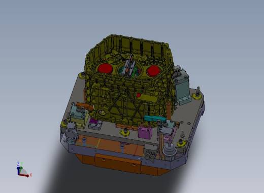 A65-铸铝件液压工装夹具