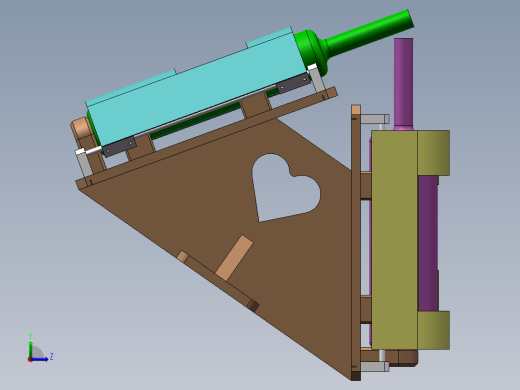酒瓶贴标治具左视缩略图