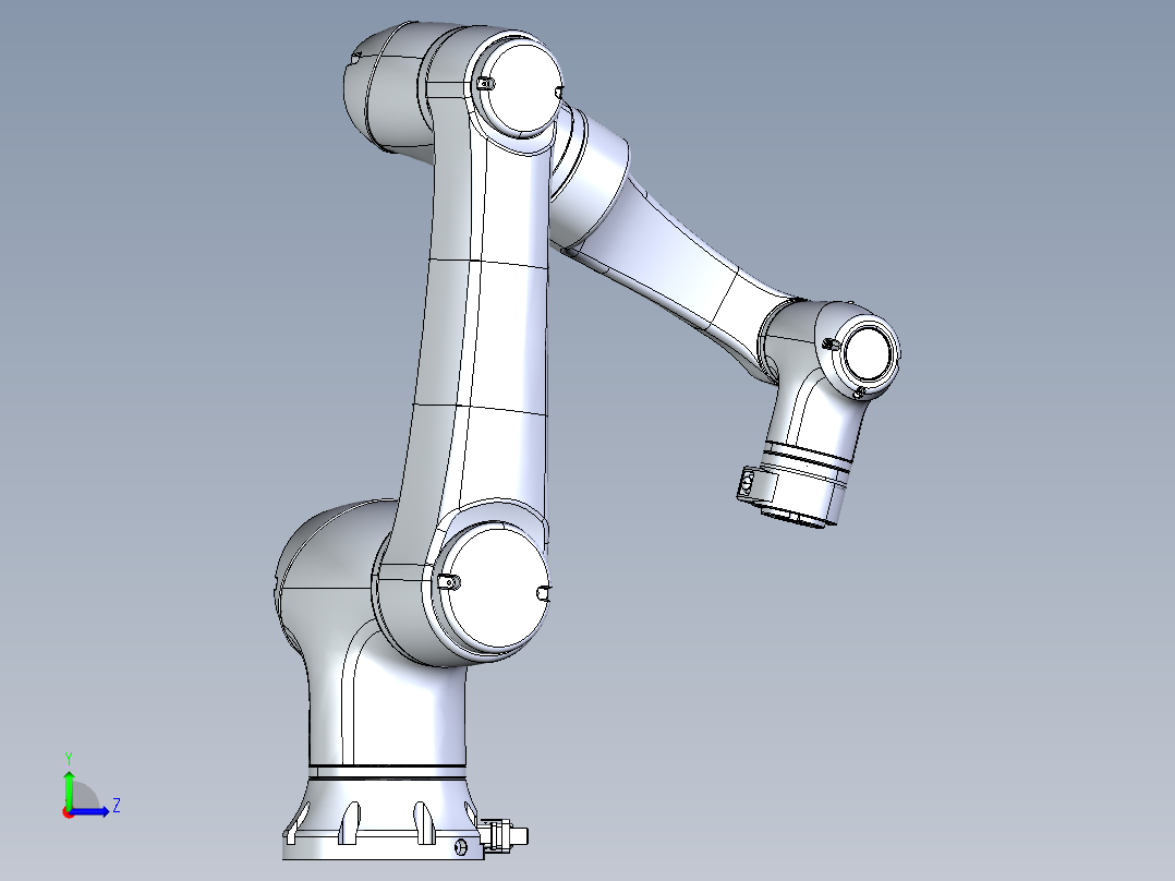 elfin-10-6-dof-robot左视图