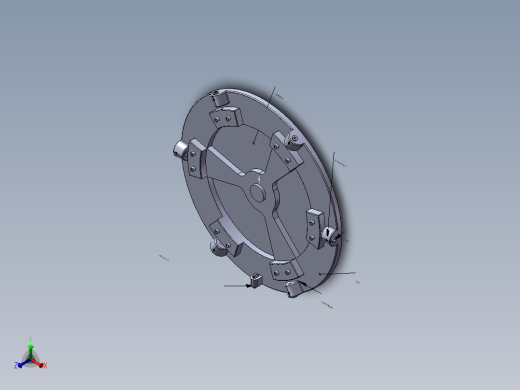 钻孔摸正等轴测缩略图