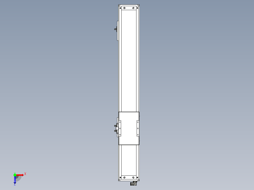 Toyo东佑达直线模组-ECH10-500-M-C4反俯视图
