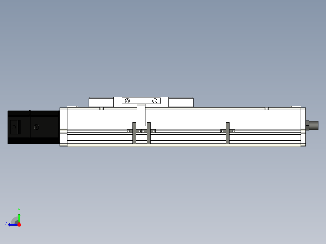 Toyo东佑达直线模组-ECH14-150-BC-200W右视图