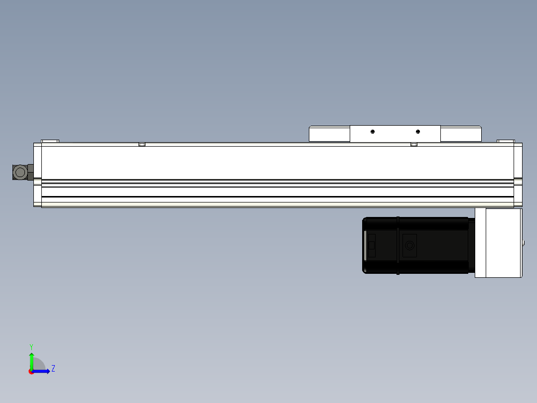 Toyo东佑达直线模组-ECH14-250-BM-400W左视图