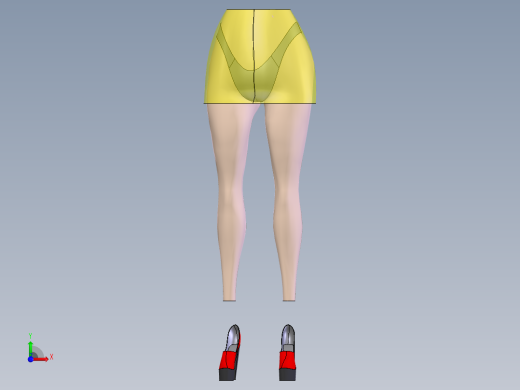 大腿前视缩略图