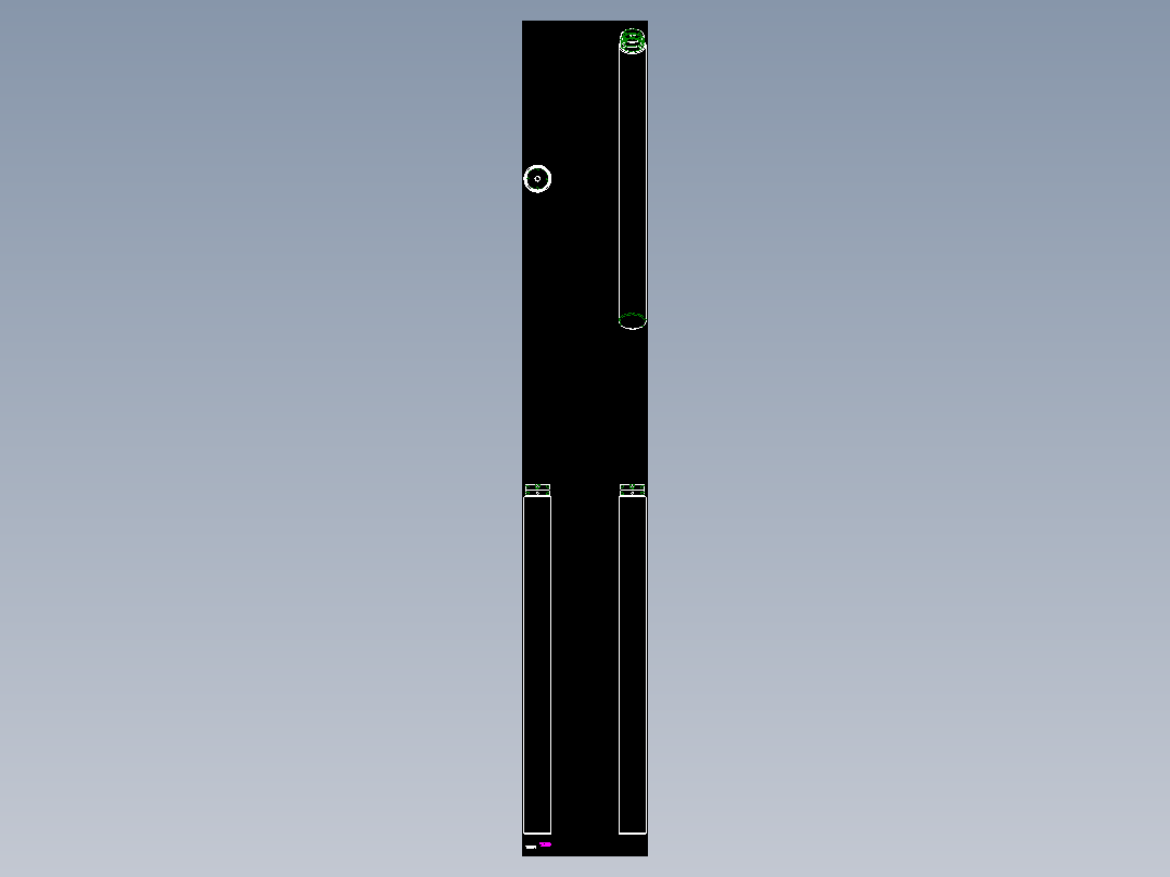 大型千斤頂5589-2D多系列多零件图纸模型