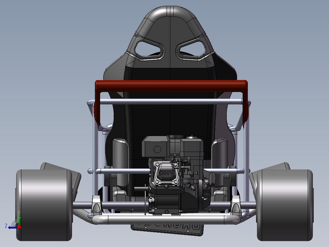 超市购物概念车右视图