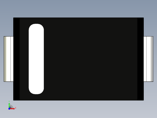 用于二极管、齐纳二极管或transzorb的SMD封装SMA -DO-214AC前视缩略图