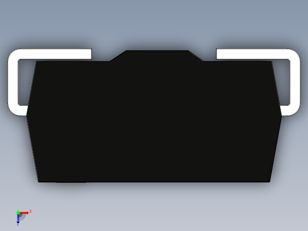 用于二极管、齐纳二极管或transzorb的SMD封装SMA -DO-214AC俯视图