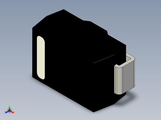 用于二极管、齐纳二极管或transzorb的SMD封装SMA -DO-214AC正等轴测缩略图