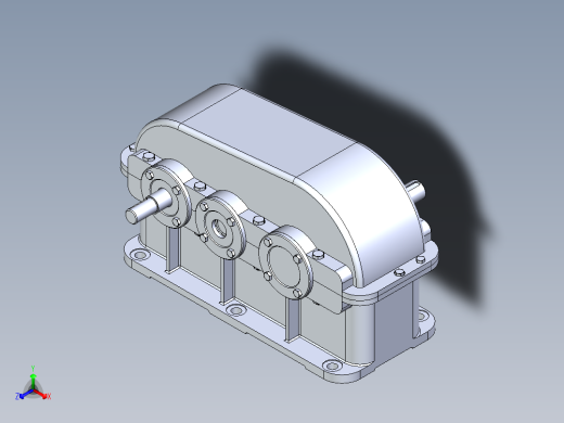 一款分动箱装配体