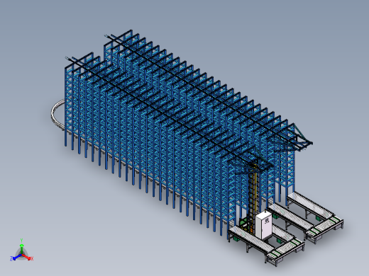 立体仓库正等轴测缩略图